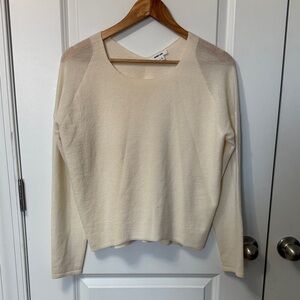 Helmut Lang Cream Knitwear Size P
